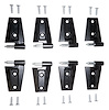 55395384K8 Door Hinge Kit for 2007-18 Jeep JK Wrangler w/ 4-Doors, Includes 4 Left and 4 Right Hinges and Hardware - image 1