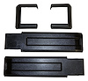 55397091K Tailgate Hinge Cover Set for 2007-2018 Jeep JK Wrangler [Black, Plastic, Rear] - image 1