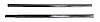 55399290K Front Outer Door Glass Weatherstrip Set for 2011-2015 Jeep Grand Cherokee WK - image 1