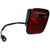 56018648AC Tail Light for Jeep 1998-2006 TJ Wrangler, Has Square 4-Prong Connector [Clear, Red, Plastic, Rear] - image 2