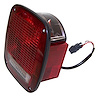 56018649AC Tail Light for Jeep 1998-2006 TJ Wrangler, Has Square 4-Prong Connector [Clear, Red, Plastic, Rear] - image 1