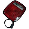 56018649AC Tail Light for Jeep 1998-2006 TJ Wrangler, Has Square 4-Prong Connector [Clear, Red, Plastic, Rear] - image 2