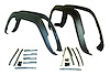 5AGKM Fender Flare Master Kit for 84-94 Jeep XJ Cherokee, Includes 2 Front and 2 Rear Flat Black Flares, Retainers & Hardware - image 1