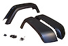 5KFK Fender Flare Kit for 2007-2018 JK Wranglers, Includes 4 Black Textured Flares, Retainers, and Rivets - image 1