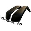 5KFK Fender Flare Kit for 2007-2018 JK Wranglers, Includes 4 Black Textured Flares, Retainers, and Rivets - image 2