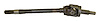 68004081AA Axle Shaft Assembly for 2007-2012 JK Wrangler w/ Dana 30 Front Axle, Includes Inner Axle Shaft, Stub Shaft - image 1