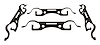 68052368AA Brake Pad Spring Kit - image 1