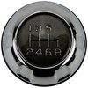 68085312AB Shift Knob for 2011-2018 Jeep JK Wrangler w/ Manual Transmission, Chrome Bezel [Black, Chrome, Plastic] - image 4