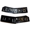 68138374K Fascia Bracket Set for 2014-2018 Jeep KL Cherokee [Black, Plastic, Front] - image 2