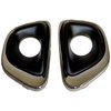 68213204K Fog Light Bezel Set for 2014-2017 Jeep MK Compass [Black, Chrome, Plastic, Front] - image 2