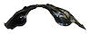 68272335AB Fender Liner, 2014-2016 Jeep Grand Cherokee, 2017-2019 Jeep Grand Cherokee - image 1