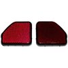 68281936K Fascia Reflector Set for 2018+ Jeep JL Wrangler, Red Plastic [Red, Plastic, Rear] - image 3