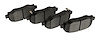 68299399AA Brake Pad Set, 2015-2018 Jeep Renegade, 2016-2018 Fiat 500X - image 1