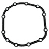 68391564AA Differential Cover Gasket for 2018+ Jeep JL Wrangler w/ Dana 30 Front Axle [Black, Silicone, Steel, Front] - image 1