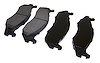 83501167 Brake Pad Set for 1982-1991 Jeep Models - image 1