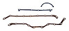 83504661 Engine Oil Pan Gasket Set for 1983-2002 Jeep Models [2.5L Engines] - image 1