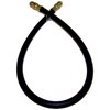 A1197 Oil Filter Hose for 1941-1945 Jeep MB w/ 4-134 L-Head Engine, 21.5 in. Long [Black, Metal, Rubber] - image 2