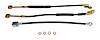 BHK4 Brake Hose Kit, 1987-1989 Jeep Wrangler - image 1