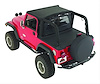 CA10215 Cover All Kit for 1992-1995 Jeep Wrangler YJ [Black Denim, Incl. Beach Topper, Windbreaker, Tonneau Cover] - image 1