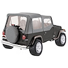 CT20009 Grey Denim Complete Soft Top for 1987-1995 Jeep Wrangler - image 1