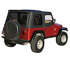 Black Diamond Complete Soft Top w/ Tinted Windows for 1997-2006 Jeep Wrangler TJ - image 1