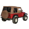 Spice Denim Complete Soft Top w/ Tinted Windows for 1997-2006 Jeep Wrangler TJ - image 1