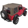 CT20336 Khaki Diamond Complete Soft Top for 1997-2003 Jeep Wrangler, 1997-2003 Jeep TJ, 2004-2006 Jeep Wrangler SE - image 1