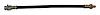 J0800896 Front Brake Hose for 1941-1966 Willys/Jeep CJ [12 in., Frame to Differential, 9 in. Brakes] - image 1