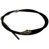 J0999978 Parking Brake Cable for 1972-1975 Jeep CJ-5, 68 in. Long [Black, Unpainted, Plastic, Rubber, Steel, Front] - image 2