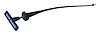 J5350541 Brake Release Cable for 1972 Jeep Models - image 1