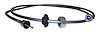 J5351775 Speedometer Cable for 1963-1976 CJ-5 w/ 4-Speed Transmission, 67 in. Long [Gray, Metal, Rubber]