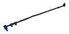 J5352665 Tie Rod Assembly for 1974-1991 Jeep SJ, J-Series, 51-3/4 in. Long, Includes 2 Tie Rod Ends and Adjuster with Hardware - image 1