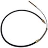 J5353238 Parking Brake Cable for 1976-1986 Jeep CJ-7, 61.75 in. Long [Black, Unpainted, Plastic, Rubber, Steel, Front] - image 2