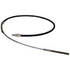 J5353238 Parking Brake Cable for 1976-1986 Jeep CJ-7, 61.75 in. Long [Black, Unpainted, Plastic, Rubber, Steel, Front] - image 3
