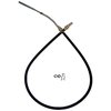 J5355287 Parking Brake Cable for 1976-1983 CJ-5, 51-7/8 in. Long [Black, Unpainted, Plastic, Rubber, Steel, Front] - image 2