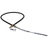 J5355287 Parking Brake Cable for 1976-1983 CJ-5, 51-7/8 in. Long [Black, Unpainted, Plastic, Rubber, Steel, Front] - image 3