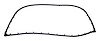 J5454184 Upper Liftgate Weatherstrip for 1981-1986 Jeep CJ7 w/Hardtop - image 1