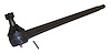 J8123315 Drag Link Tie Rod End for 1974-1991 SJ Wagoneer, Grand Wagoneer, & Cherokee, 21.88 in. Long [Black, Rubber, Steel] - image 1