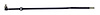 J8124816 Tie Rod for 1974-1991 SJ, J-Series LHD, 46.5 in. Long [Black, Rubber, Steel, Right] - image 1