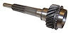J8126106 Input Shaft for 1976-1979 CJ-5, CJ-7 w/ T150 Transmission, 20 Teeth, 10 Spline, 1.0625 in. Spline Diameter - image 1