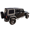 Black Diamond Replacement Soft Top w/ Tinted Windows for 2007-2009 Jeep Wrangler JKU 4-Door - image 1