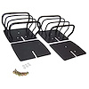 RT26017 Black Euro Tail Lamp Guard Set for 1976-1983 Jeep CJ5, 1976-1986 Jeep CJ7, 1981-1985 Jeep Scrambler - image 1