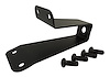 RT26018 Tailgate Tire Stop for 1976-1995 for CJ-7, CJ-8, YJ Wrangler; Includes Hardware; Black Powder Coat Over Stainless Steel - image 1