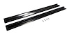 RT26036 Gloss Black Powder Coated Stainless Steel Entry Guard Set for 1997-2006 Jeep TJ Wrangler; Includes Mounting Screws - image 1