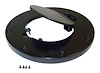 Fuel Door Non-Locking Black Powder Coated Aluminum for 2007-2017 Jeep Wrangler (JK) - image 1