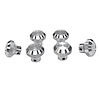 RT27001 Billet Aluminum Control Knob Set for 1976-1983 Jeep CJ5, 1976-1986 Jeep CJ7, 1981-1985 Jeep Scrambler - image 1
