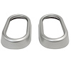 Brushed Silver Door Handle Accents for 2007-2010 Jeep Wrangler - image 1