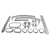 RT27029 Chrome Complete Interior Trim Kit for 2007-2010 Jeep Wrangler Sahara, 2007-2010 Jeep Wrangler X - image 1