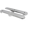 RT27033 Chrome Interior Rear Door Accents for 2007-2010 Jeep Wrangler - image 1