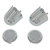 Chrome Tweeter Covers for 2007-2010 Jeep Wrangler - image 1